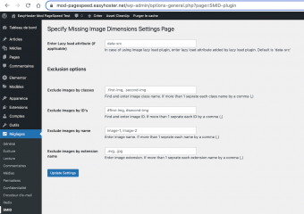23/36 - Son avantage est de permettre facilement aux utilisateurs de configurer quelques exceptions. Par exemple, vous pourriez avoir besoin d'exclure une image spécifique de l'optimisation, comme le logo de votre site. Le plugin SMID rend cela facile.